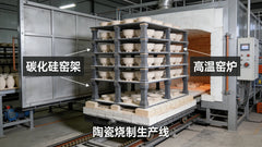 碳化硅窑架｜极致耐高温 + 卓越热震稳定 高端窑炉必备窑具