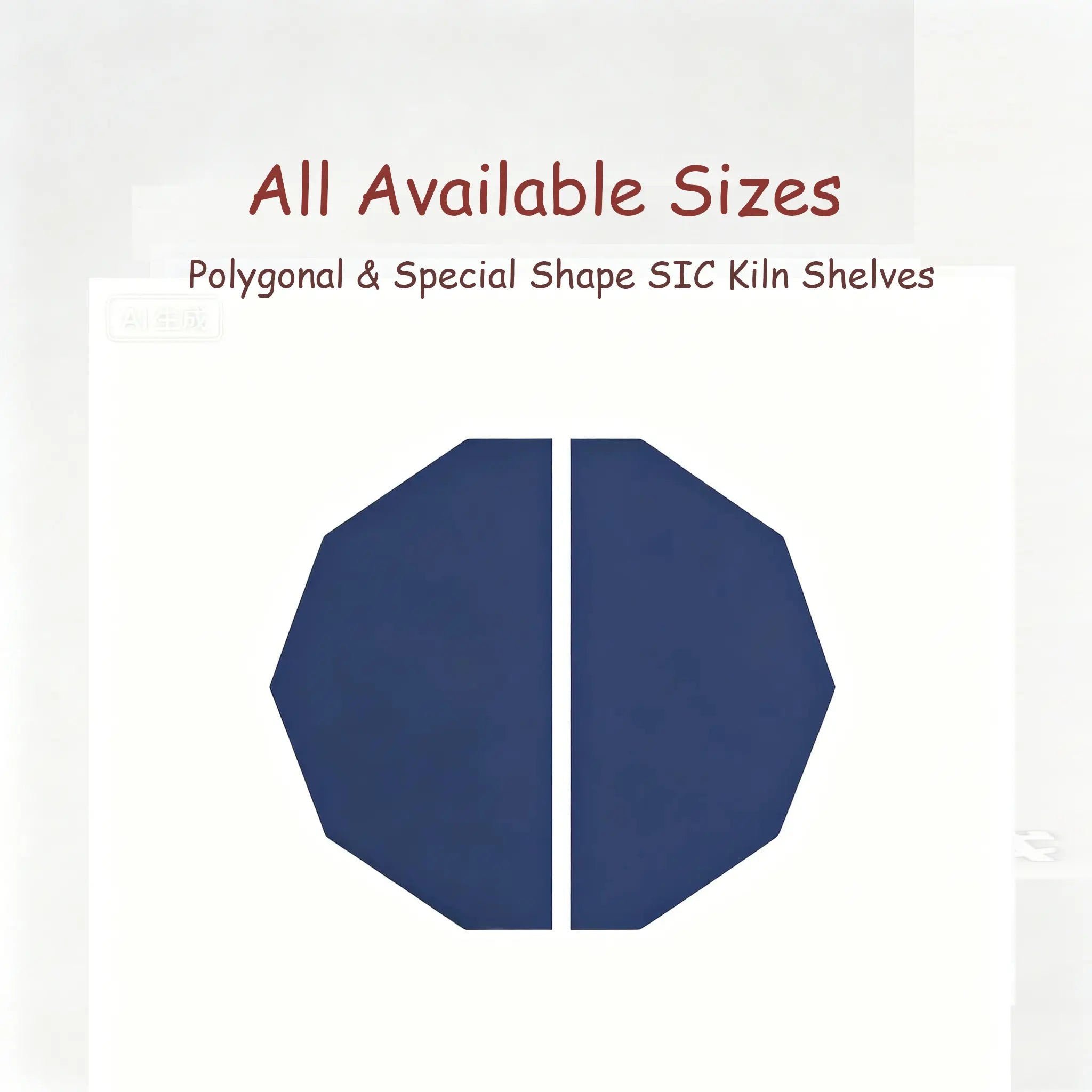 Polygonal & Special Shape SIC Kiln Shelves in All Available Sizes