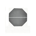 15"x 7.5" x 5/16" Half Octagonal NSiC High Temp Kiln Shelf