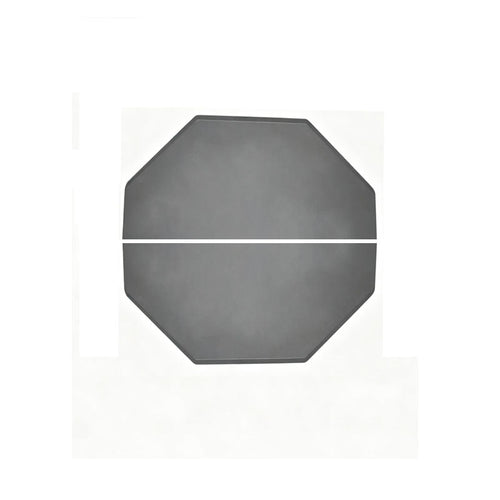 15"x 7.5" x 5/16" Half Octagonal NSiC High Temp Kiln Shelf