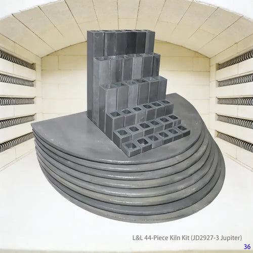 L&L JD2927-3 Jupiter 44-Piece Kiln Furniture Kit