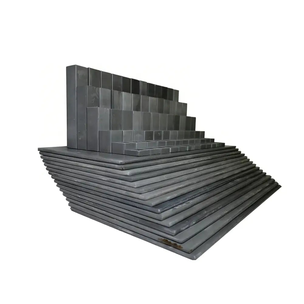 A comprehensive 87-piece L&L T2345 DaVinci kiln accessory set systematically arranged, featuring high-temperature kiln posts and shelves for optimized organized stacking in professional ceramic and pottery kilns.