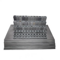  82-piece kiln furniture set for L&L X3245 DaVinci model kiln, includes complete set of silicon carbide shelves and posts.