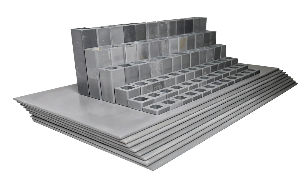 Full set silicon carbide kiln shelves and supports matching L&L DaVinci X3236 pottery firing kiln