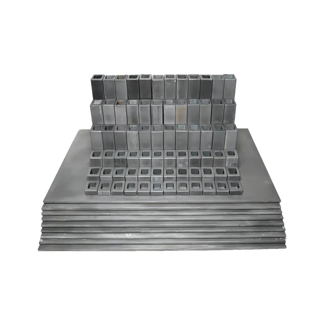 L&L DaVinci T3427 81-piece kiln furniture set, professional pottery firing accessories for electric kilns, includes posts and shelves.
