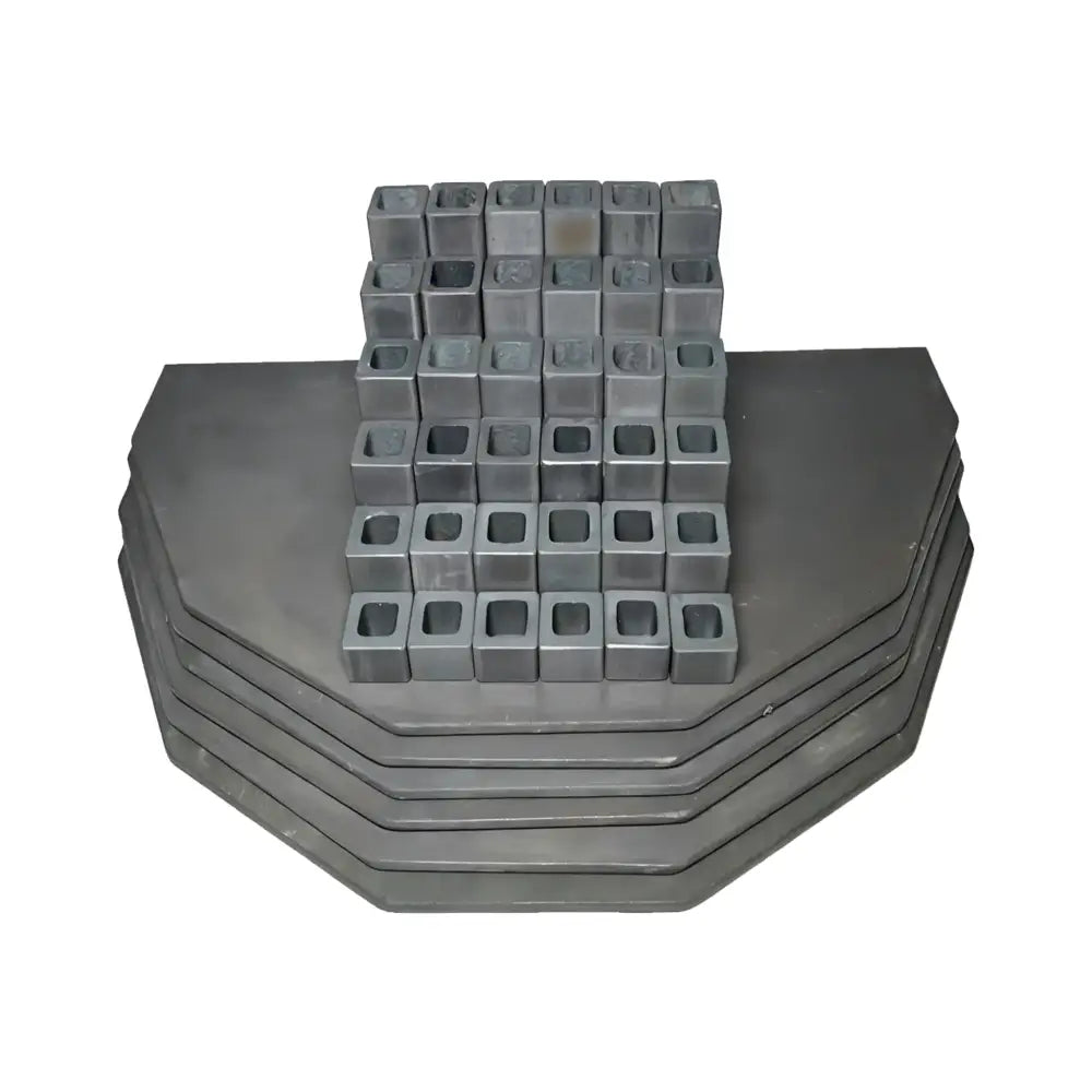 This 42-piece set is customized for the Skutt 1222-3 electric kiln, using modular forming structures and precision support units. It meets the layered precise sintering needs of pottery and ceramics, adapts to glaze curing and high-temperature bisque forming processes, and optimizes thermal energy conduction and structural consistency of finished products within the kiln.