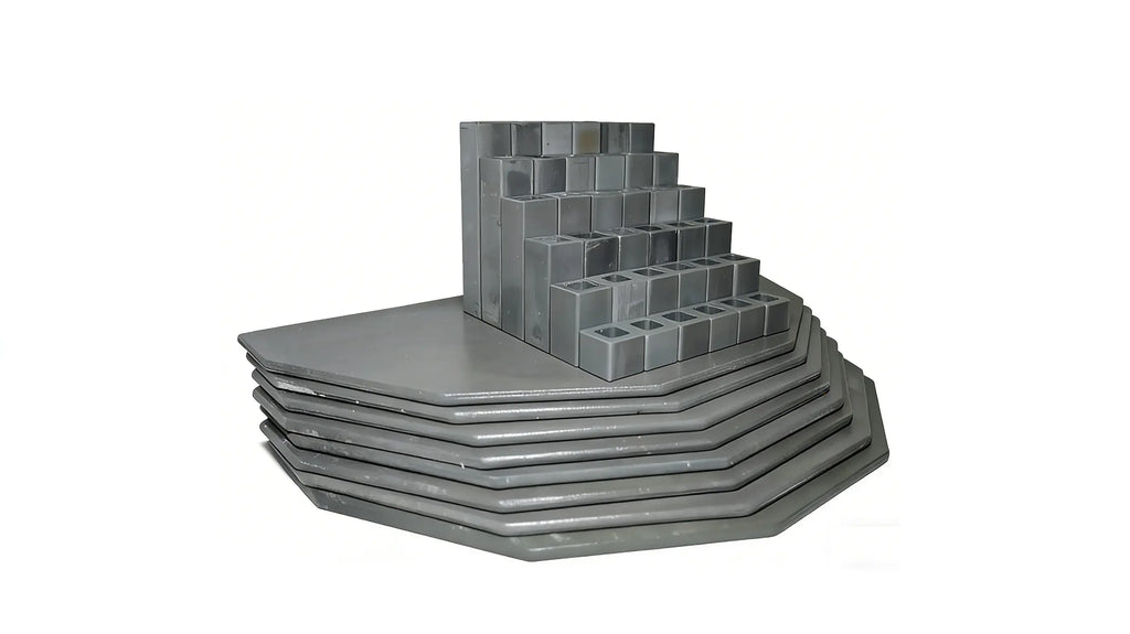 Skutt 1231-3PK Electric Kiln Support System 44 Piece Set, High Density Silicon Carbide Kiln Furniture for Pottery Firing