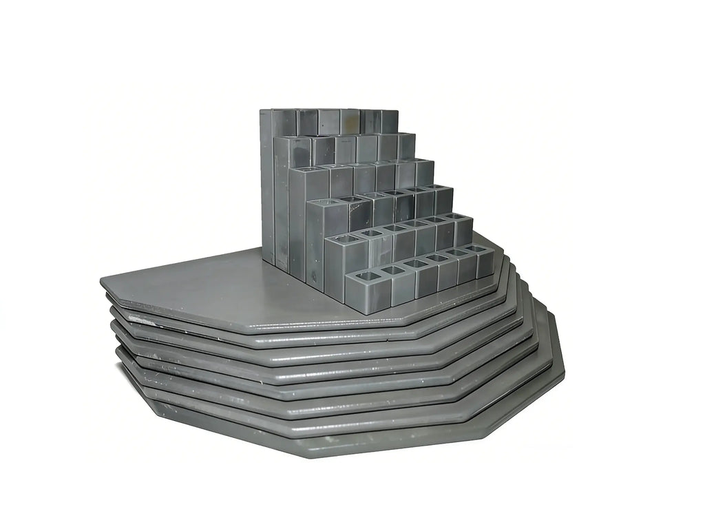 44pcs Silicon Carbide Kiln Shelf and Post Support Kit Compatible with Skutt 1231-3PK Studio Electric Kiln