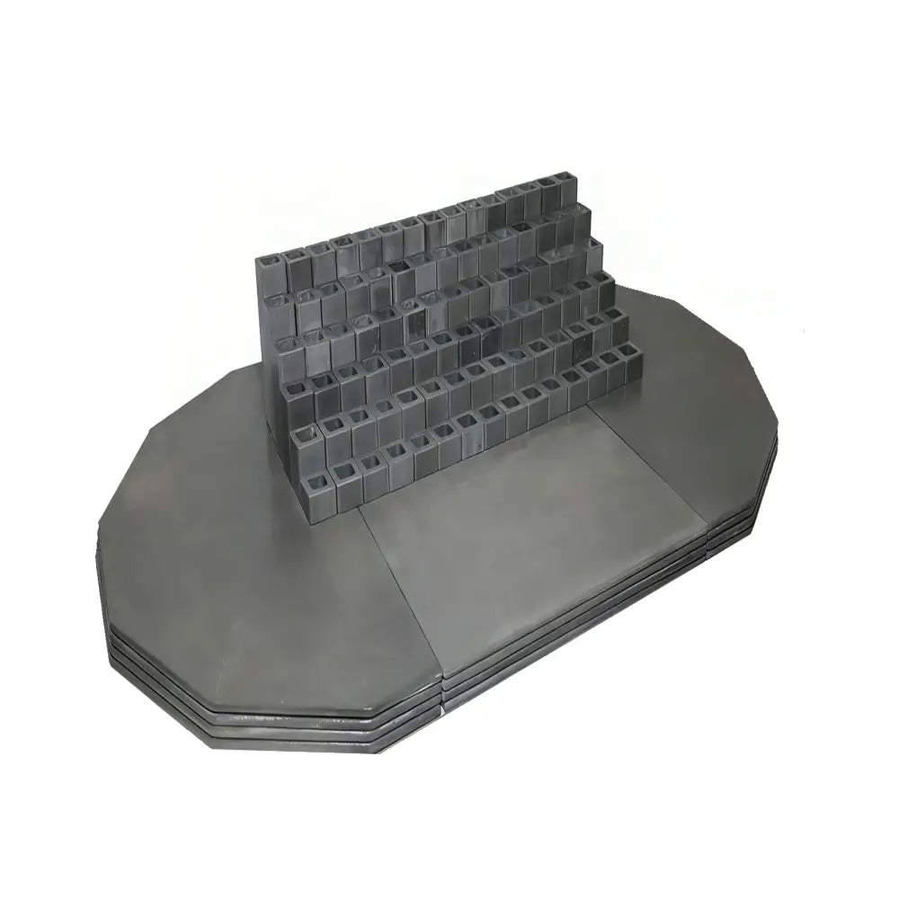 This 106-piece set is configured for the Skutt 1627-3PK large electric kiln, utilizing high-strength refractory structures and modular support units. It meets the large-scale layered sintering demands of pottery workshops and educational institutions, adapts to processes such as glaze melting and high-temperature bisque hardening, and systematically optimizes thermal distribution within the kiln and batch production efficiency.