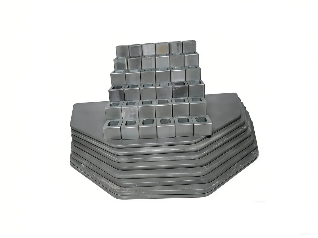 Skutt KM1022 Kiln Furniture 43 Pieces Full Size Shelf and Post Set, Silicon Carbide Kiln Accessories for High Temperature Pottery Firing