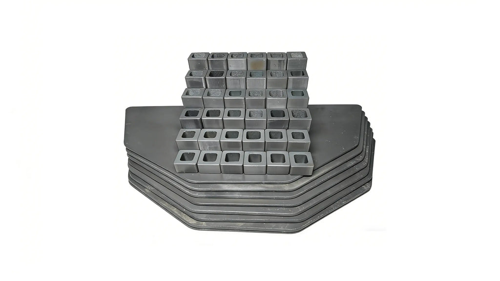 44 piece full range silicon carbide kiln accessory set compatible with Skutt KM1027-3 electric pottery