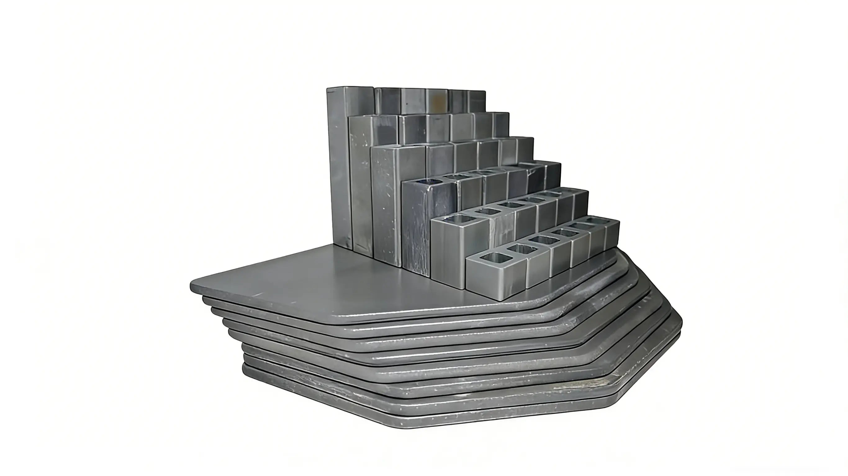 Skutt KS1027 Kiln Furniture 44 Piece Set, Full Size Silicon Carbide Kiln Shelves and Posts for Ceramic Firing